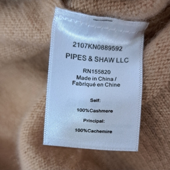 Veronica Beard Trisa Camel Cashmere Front Button Cardigan Size Small - Picture 11 of 12